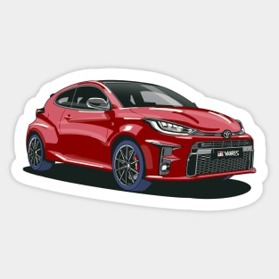 GR Yaris in Scarlet Flare Sticker